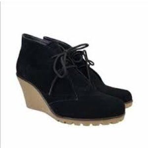Kelsi Dagger Anthropologie Fanetta black suede boots shoes